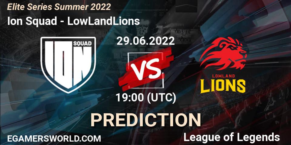 Ion Squad - LowLandLions: Maç tahminleri. 29.06.22, LoL, Elite Series Summer 2022