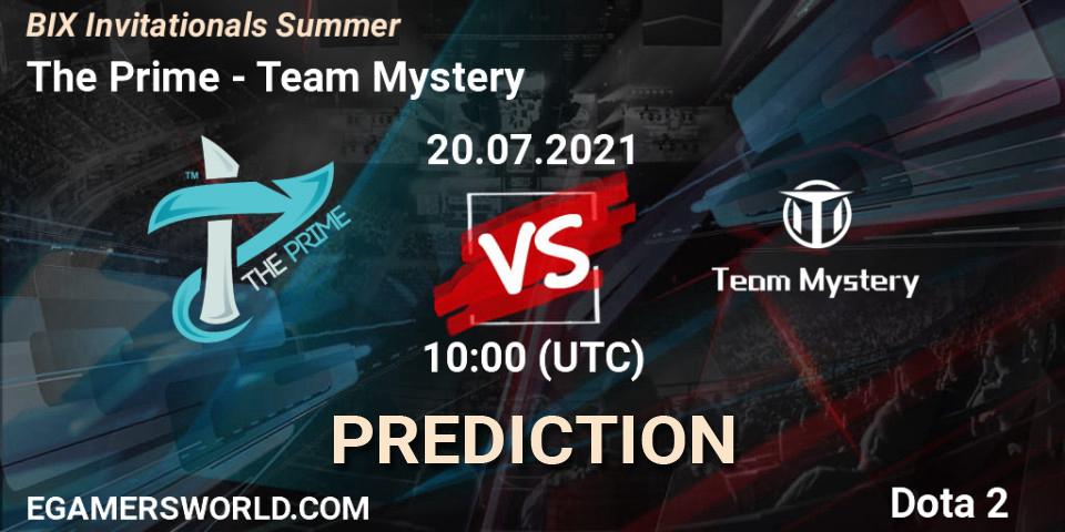 The Prime - Team Mystery: Maç tahminleri. 20.07.2021 at 10:26, Dota 2, BIX Invitationals Summer