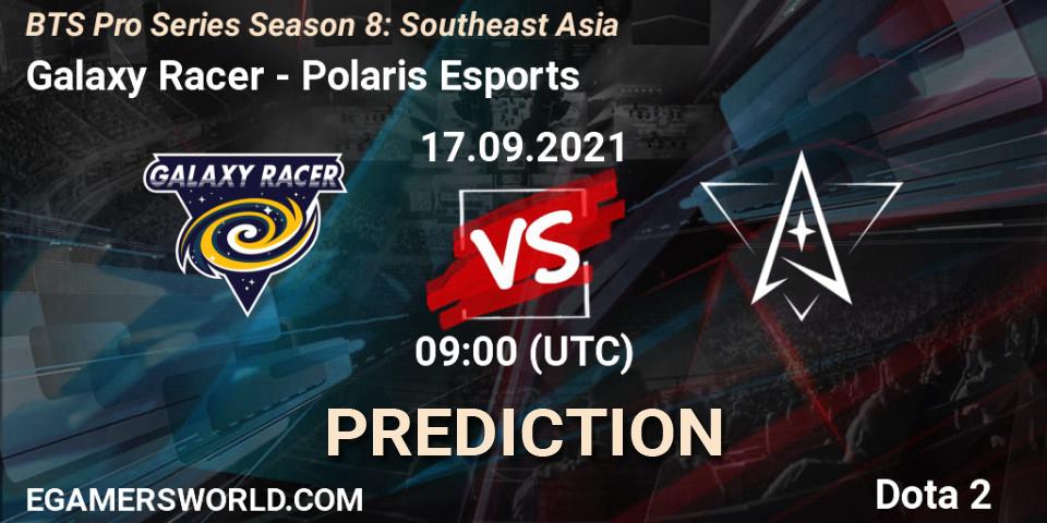 Galaxy Racer - Polaris Esports: Maç tahminleri. 17.09.2021 at 10:55, Dota 2, BTS Pro Series Season 8: Southeast Asia
