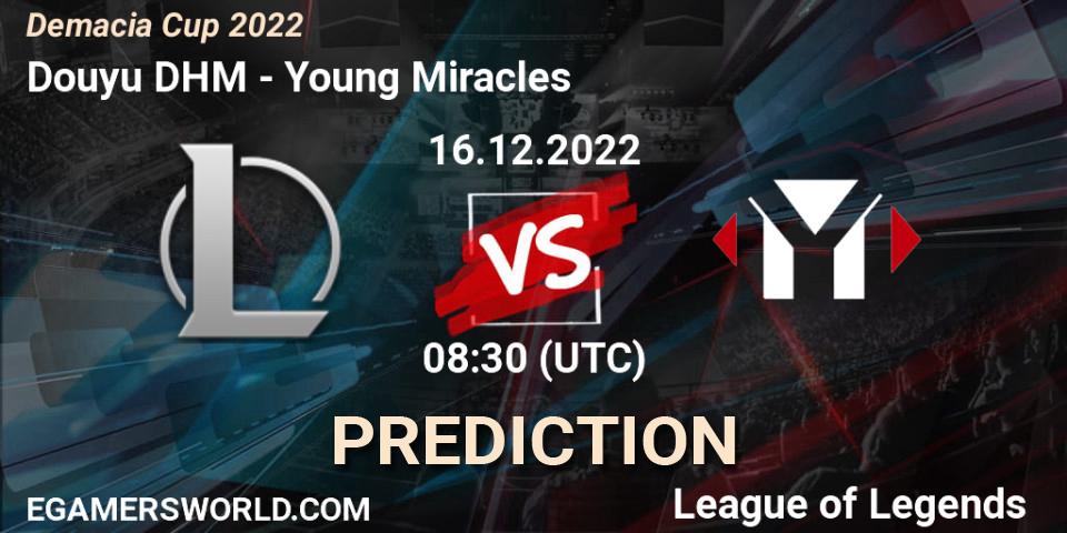 Douyu DHM - Young Miracles: Maç tahminleri. 16.12.22, LoL, Demacia Cup 2022