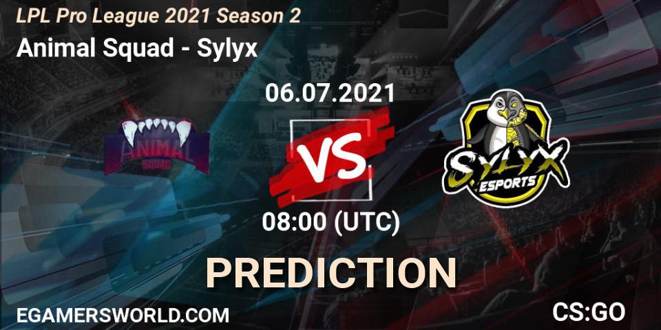 Animal Squad - Sylyx: Maç tahminleri. 06.07.2021 at 08:00, Counter-Strike (CS2), LPL Pro League 2021 Season 2