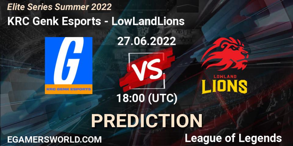 KRC Genk Esports - LowLandLions: Maç tahminleri. 27.06.22, LoL, Elite Series Summer 2022