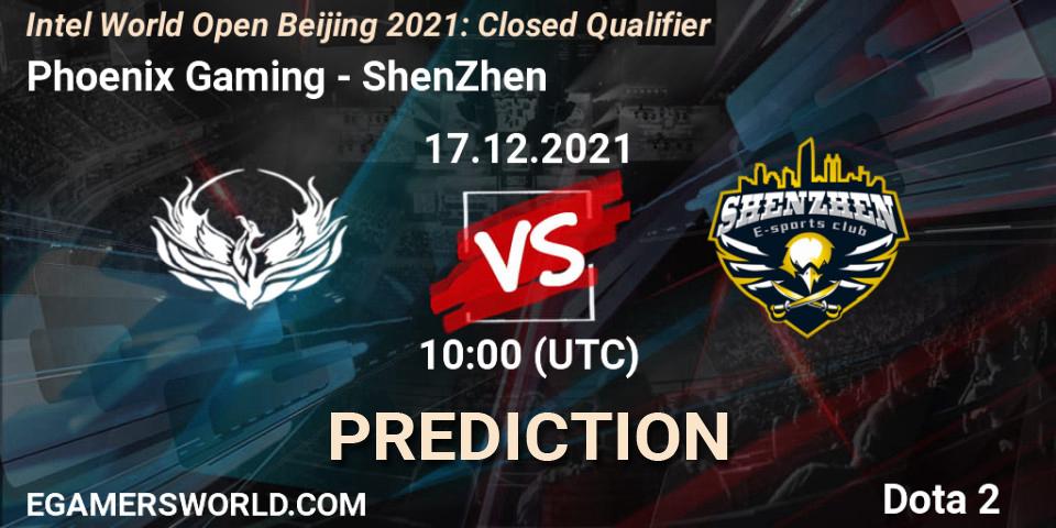Phoenix Gaming - ShenZhen: Maç tahminleri. 17.12.2021 at 10:15, Dota 2, Intel World Open Beijing: Closed Qualifier