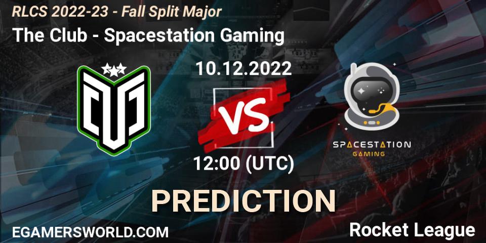 The Club - Spacestation Gaming: Maç tahminleri. 10.12.22, Rocket League, RLCS 2022-23 - Fall Split Major