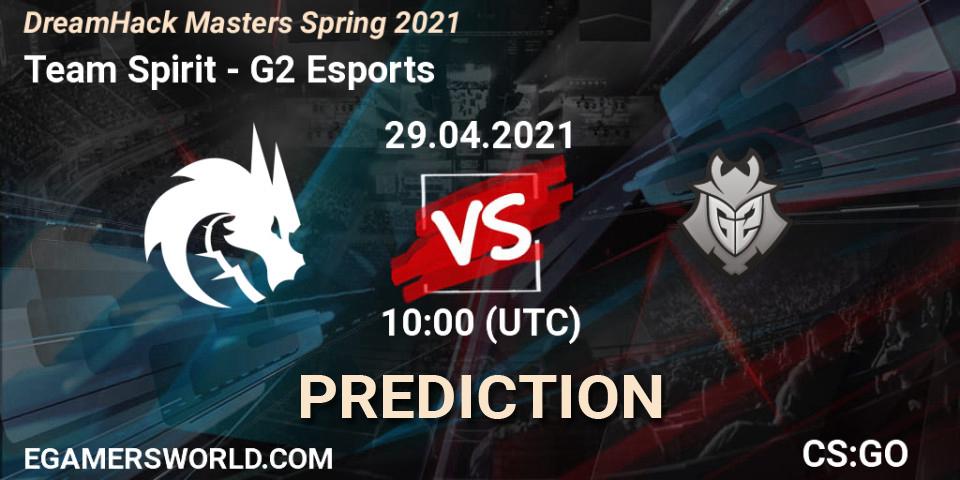 Team Spirit - G2 Esports: Maç tahminleri. 29.04.2021 at 10:00, Counter-Strike (CS2), DreamHack Masters Spring 2021