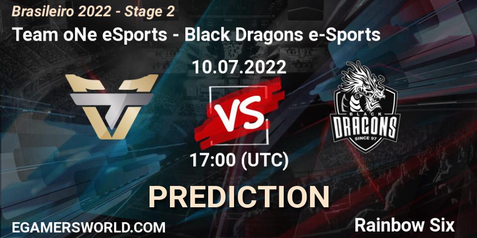Team oNe eSports - Black Dragons e-Sports: Maç tahminleri. 10.07.2022 at 17:00, Rainbow Six, Brasileirão 2022 - Stage 2