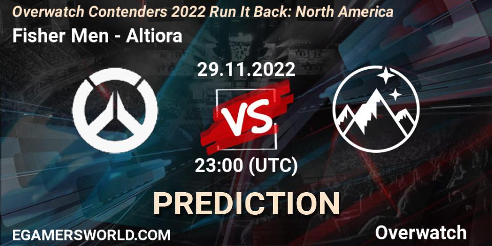 Fisher Men - Altiora: Maç tahminleri. 08.12.2022 at 23:00, Overwatch, Overwatch Contenders 2022 Run It Back: North America
