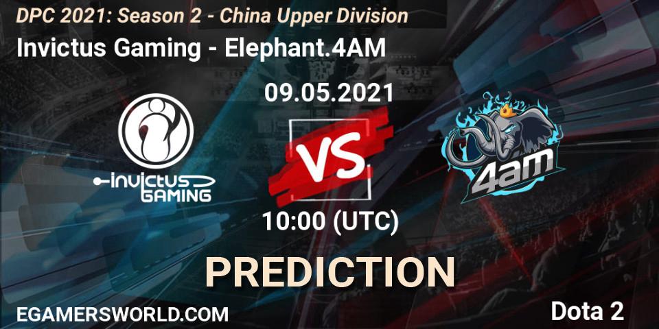 Invictus Gaming - Elephant.4AM: Maç tahminleri. 09.05.2021 at 09:55, Dota 2, DPC 2021: Season 2 - China Upper Division