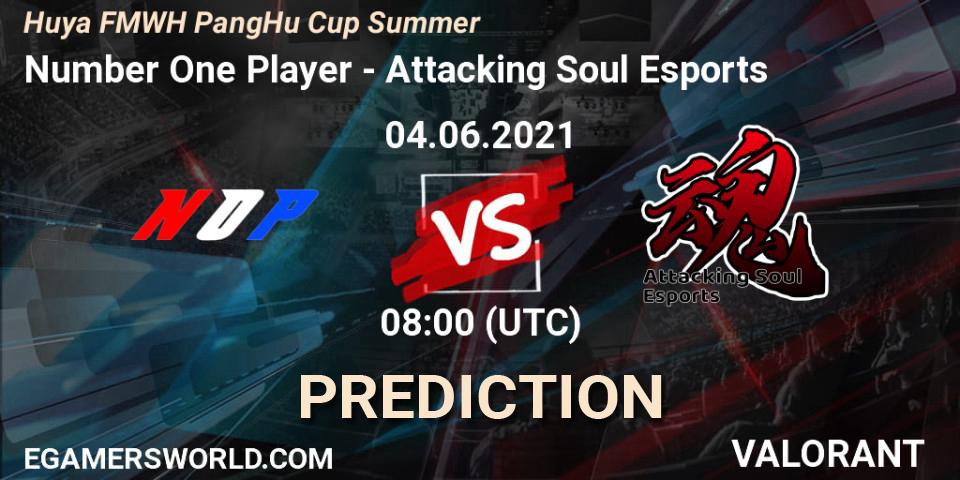 Number One Player - Attacking Soul Esports: Maç tahminleri. 04.06.21, VALORANT, Huya FMWH PangHu Cup Summer