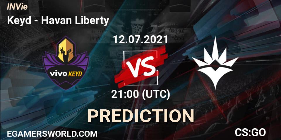 Keyd - Havan Liberty: Maç tahminleri. 12.07.2021 at 21:00, Counter-Strike (CS2), INVie