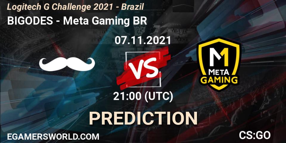 BIGODES - Meta Gaming BR: Maç tahminleri. 07.11.2021 at 21:00, Counter-Strike (CS2), Logitech G Challenge 2021 - Brazil