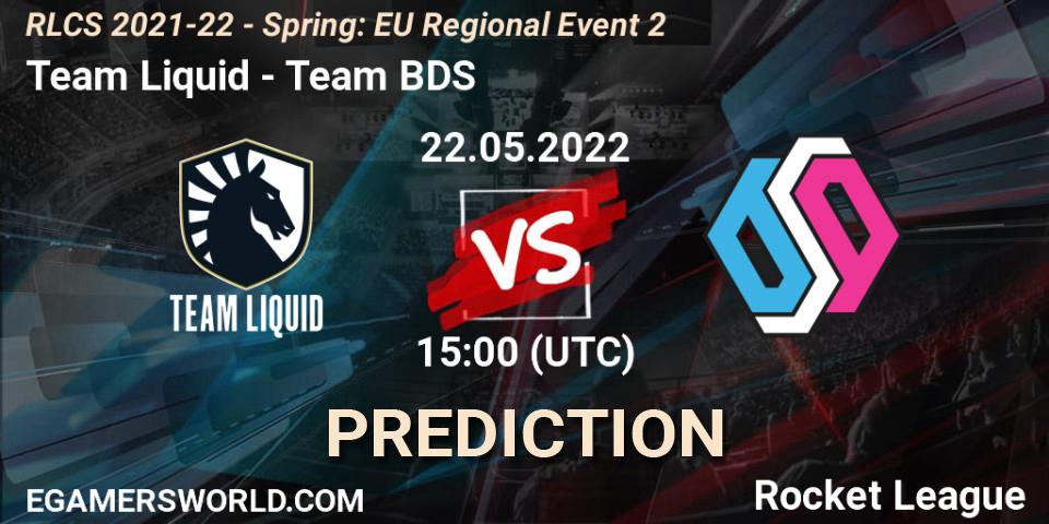 Team Liquid - Team BDS: Maç tahminleri. 22.05.2022 at 15:00, Rocket League, RLCS 2021-22 - Spring: EU Regional Event 2