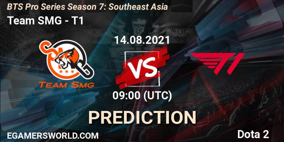 Team SMG - T1: Maç tahminleri. 14.08.2021 at 08:49, Dota 2, BTS Pro Series Season 7: Southeast Asia