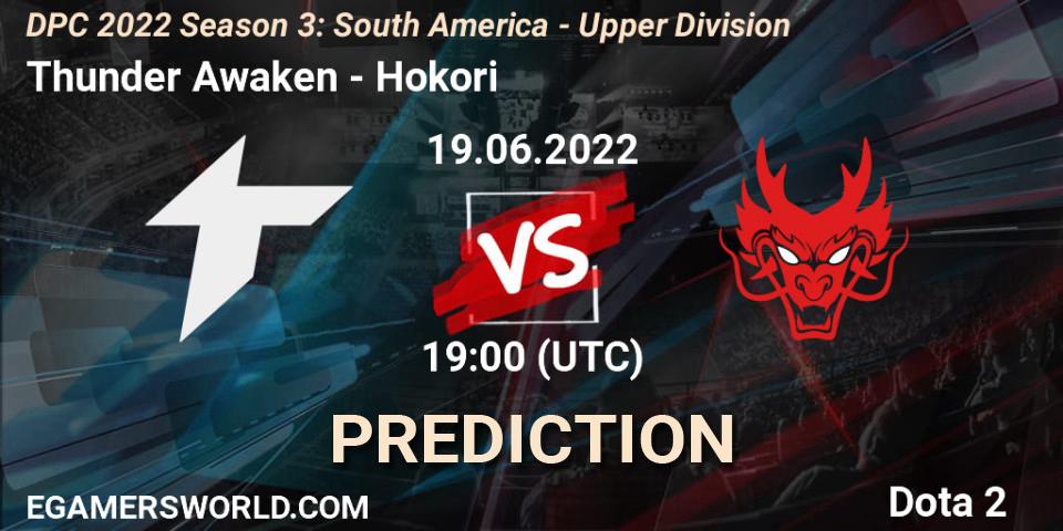 Thunder Awaken - Hokori: Maç tahminleri. 19.06.2022 at 19:04, Dota 2, DPC SA 2021/2022 Tour 3: Division I