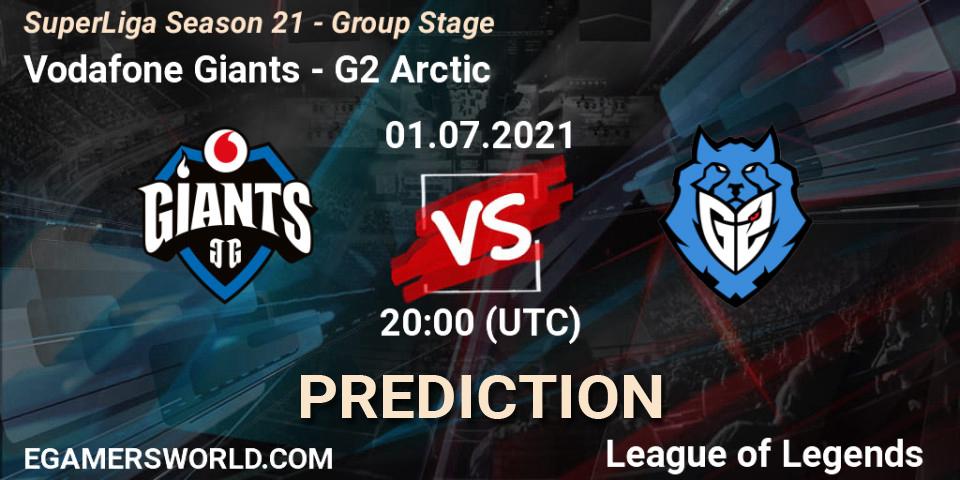 Vodafone Giants - G2 Arctic: Maç tahminleri. 01.07.2021 at 20:00, LoL, SuperLiga Season 21 - Group Stage 