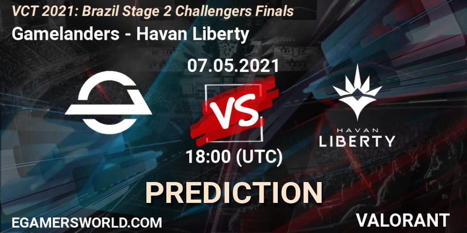 Gamelanders - Havan Liberty: Maç tahminleri. 07.05.2021 at 18:00, VALORANT, VCT 2021: Brazil Stage 2 Challengers Finals