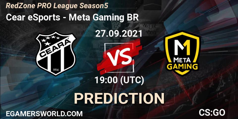 Ceará eSports - Meta Gaming BR: Maç tahminleri. 27.09.2021 at 19:00, Counter-Strike (CS2), RedZone PRO League Season 5