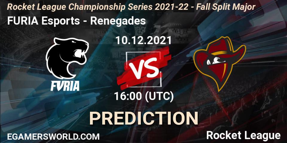 FURIA Esports - Renegades: Maç tahminleri. 10.12.21, Rocket League, RLCS 2021-22 - Fall Split Major
