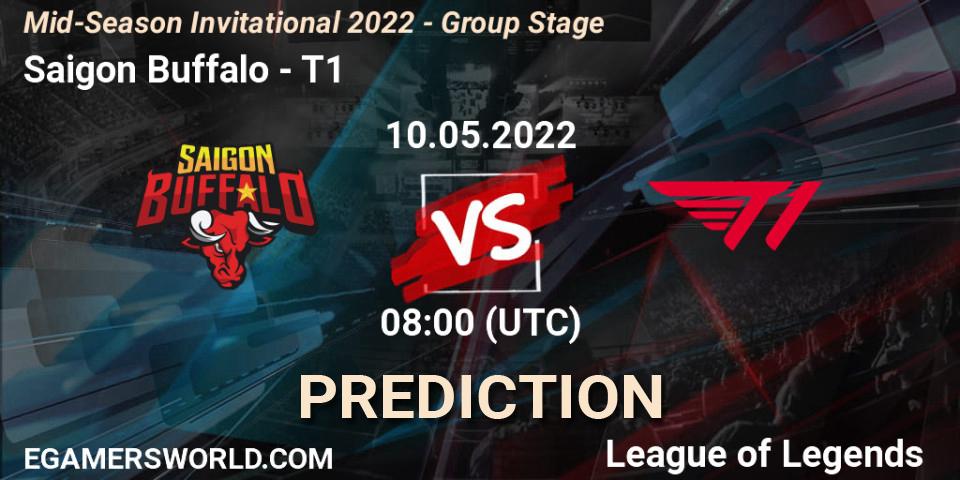 Saigon Buffalo - T1: Maç tahminleri. 10.05.2022 at 08:00, LoL, Mid-Season Invitational 2022 - Group Stage