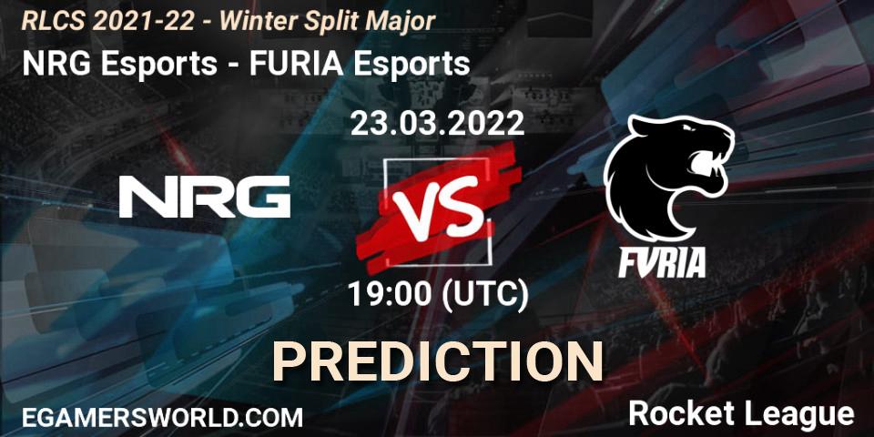 NRG Esports - FURIA Esports: Maç tahminleri. 23.03.2022 at 19:00, Rocket League, RLCS 2021-22 - Winter Split Major