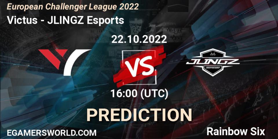 Victus - JLINGZ Esports: Maç tahminleri. 22.10.2022 at 16:00, Rainbow Six, European Challenger League 2022