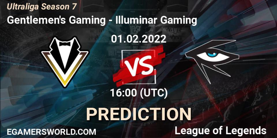 Gentlemen's Gaming - Illuminar Gaming: Maç tahminleri. 01.02.2022 at 16:00, LoL, Ultraliga Season 7