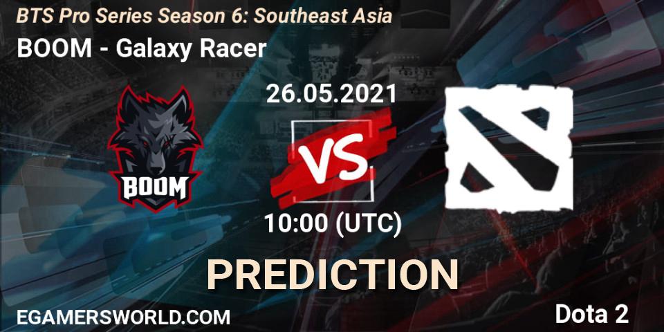 BOOM - Galaxy Racer: Maç tahminleri. 26.05.2021 at 10:17, Dota 2, BTS Pro Series Season 6: Southeast Asia