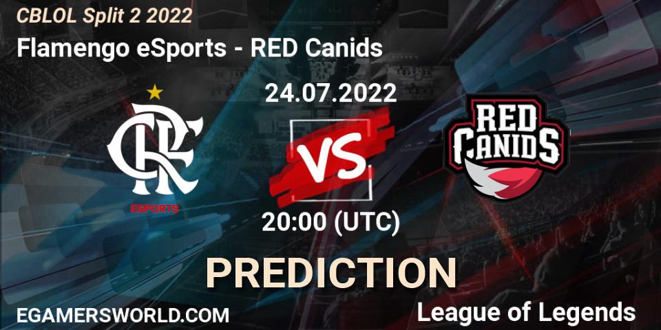 Flamengo eSports - RED Canids: Maç tahminleri. 24.07.22, LoL, CBLOL Split 2 2022