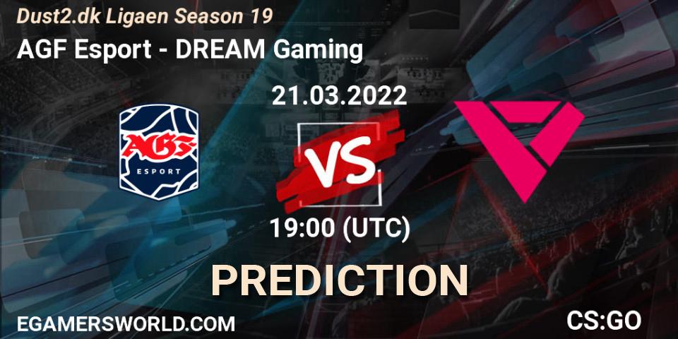AGF Esport - DREAM Gaming: Maç tahminleri. 21.03.22, CS2 (CS:GO), Dust2.dk Ligaen Season 19