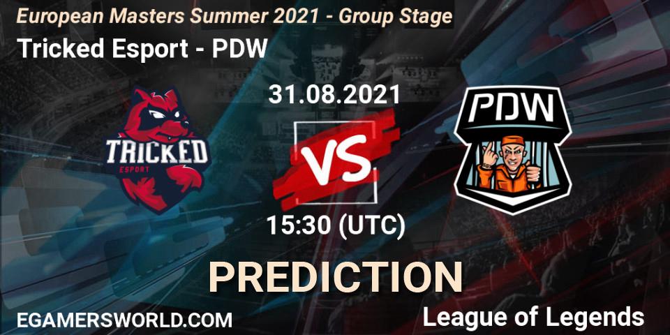 Tricked Esport - PDW: Maç tahminleri. 31.08.2021 at 15:30, LoL, European Masters Summer 2021 - Group Stage