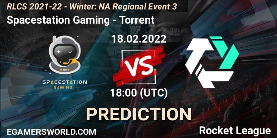 Spacestation Gaming - Torrent: Maç tahminleri. 18.02.2022 at 18:00, Rocket League, RLCS 2021-22 - Winter: NA Regional Event 3