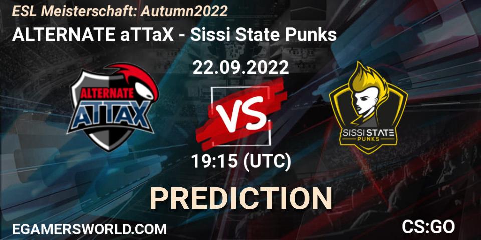 ALTERNATE aTTaX - Sissi State Punks: Maç tahminleri. 22.09.2022 at 19:15, Counter-Strike (CS2), ESL Meisterschaft: Autumn 2022