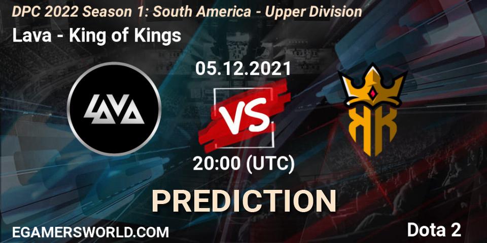 Lava - King of Kings: Maç tahminleri. 05.12.2021 at 20:22, Dota 2, DPC 2022 Season 1: South America - Upper Division