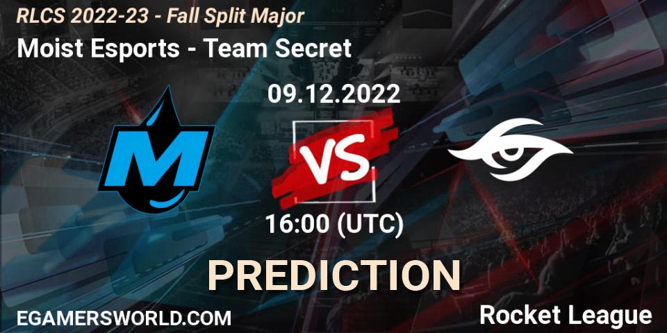 Moist Esports - Team Secret: Maç tahminleri. 09.12.22, Rocket League, RLCS 2022-23 - Fall Split Major