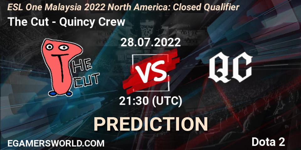 The Cut - Quincy Crew: Maç tahminleri. 28.07.22, Dota 2, ESL One Malaysia 2022 North America: Closed Qualifier