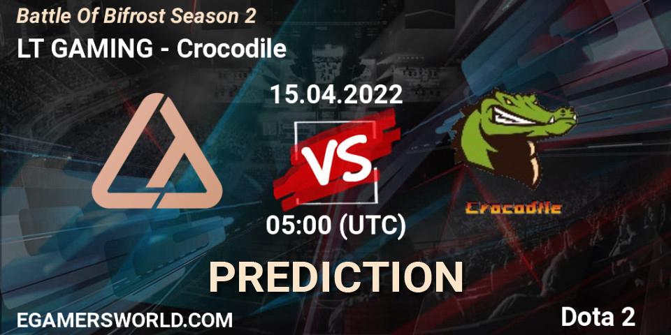 LT GAMING - Crocodile: Maç tahminleri. 15.04.2022 at 05:52, Dota 2, Battle Of Bifrost Season 2