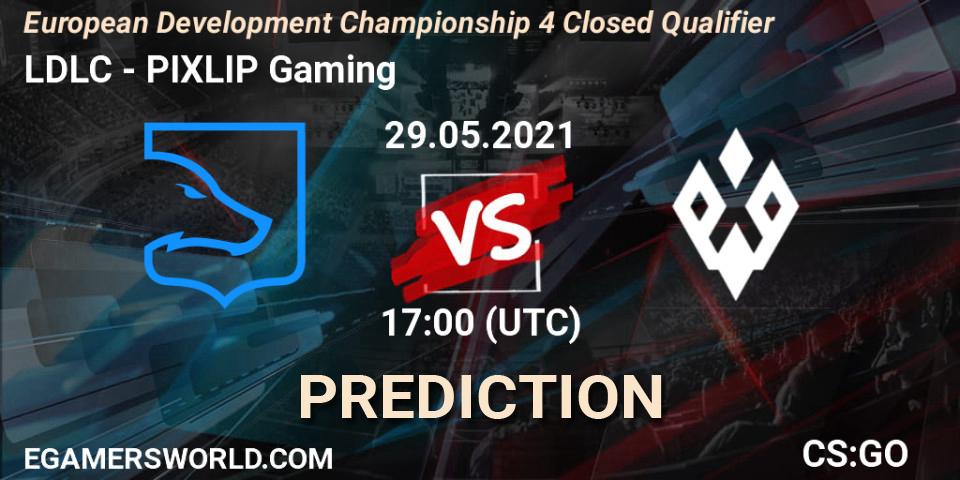 LDLC - PIXLIP Gaming: Maç tahminleri. 29.05.2021 at 13:30, Counter-Strike (CS2), European Development Championship 4 Closed Qualifier