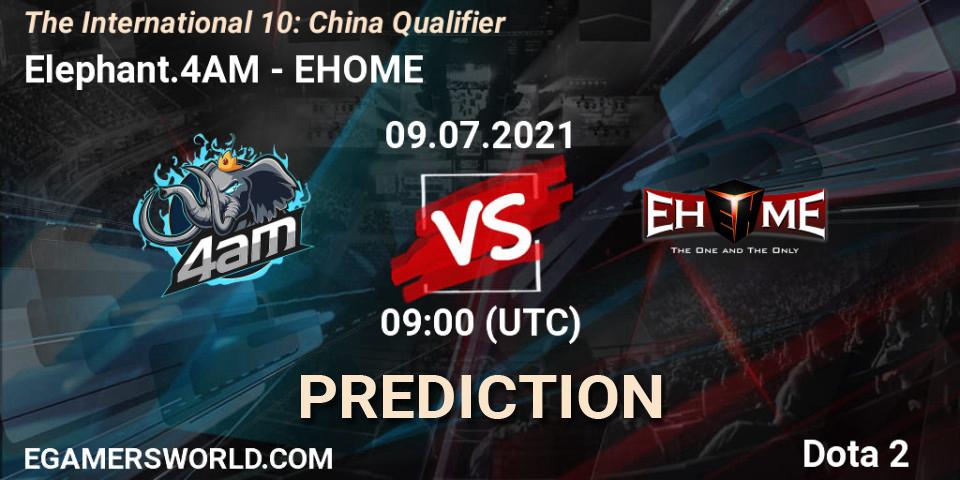 Elephant.4AM - EHOME: Maç tahminleri. 09.07.2021 at 07:28, Dota 2, The International 10: China Qualifier