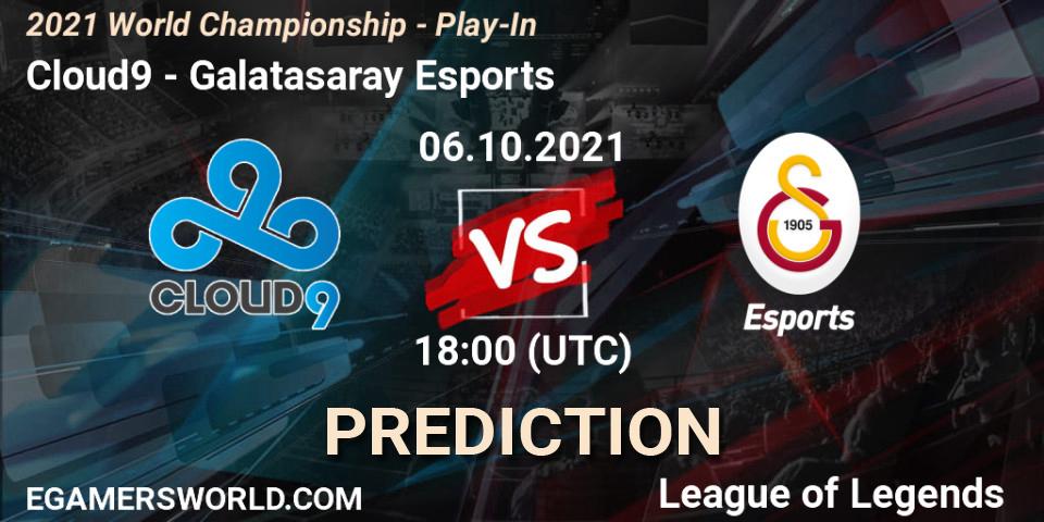 Cloud9 - Galatasaray Esports: Maç tahminleri. 06.10.2021 at 18:00, LoL, 2021 World Championship - Play-In