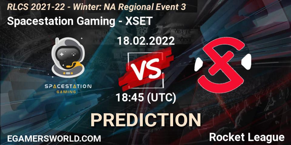 Spacestation Gaming - XSET: Maç tahminleri. 18.02.2022 at 18:45, Rocket League, RLCS 2021-22 - Winter: NA Regional Event 3