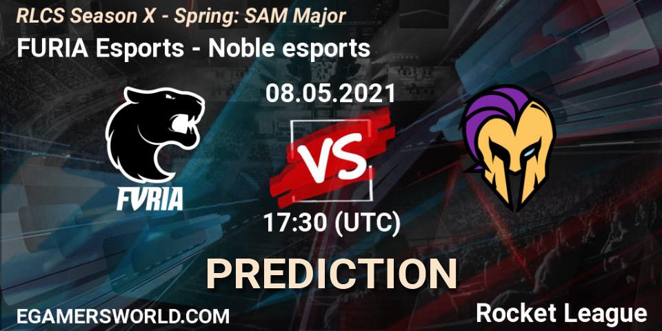 FURIA Esports - Noble esports: Maç tahminleri. 08.05.2021 at 17:30, Rocket League, RLCS Season X - Spring: SAM Major