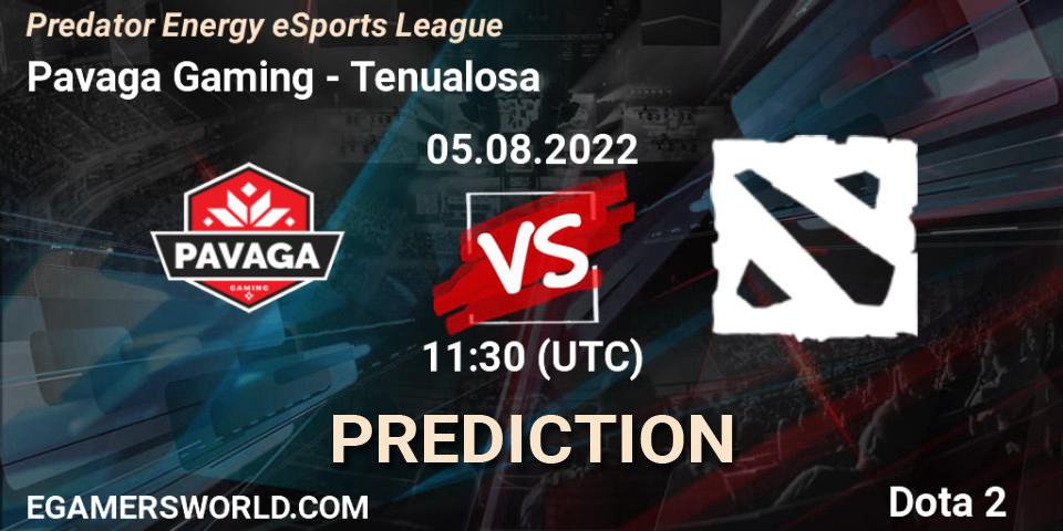 Pavaga Gaming - Tenualosa: Maç tahminleri. 05.08.22, Dota 2, Predator Energy eSports League
