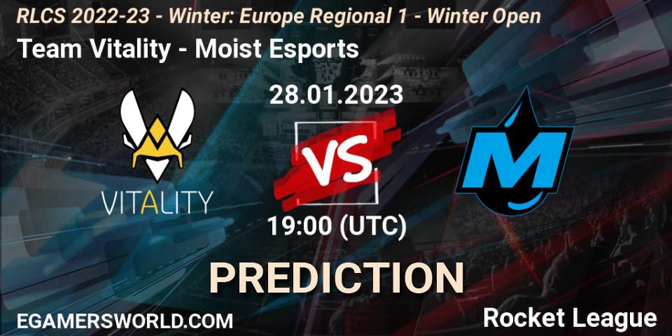 Team Vitality - Moist Esports: Maç tahminleri. 28.01.23, Rocket League, RLCS 2022-23 - Winter: Europe Regional 1 - Winter Open