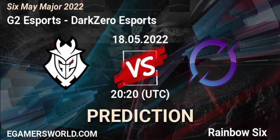 G2 Esports - DarkZero Esports: Maç tahminleri. 18.05.2022 at 20:20, Rainbow Six, Six Charlotte Major 2022