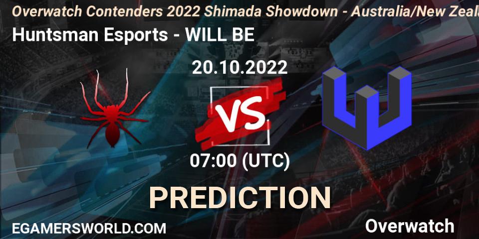 Huntsman Esports - WILL BE: Maç tahminleri. 20.10.2022 at 07:00, Overwatch, Overwatch Contenders 2022 Shimada Showdown - Australia/New Zealand - October
