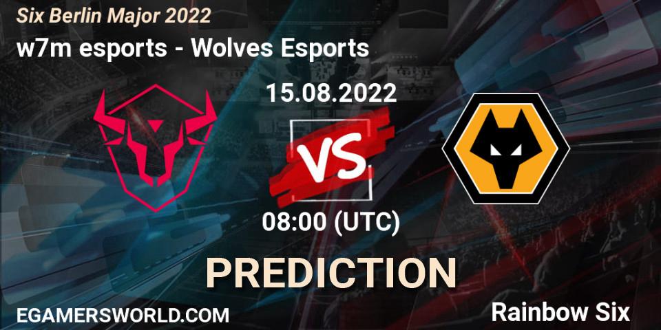 Wolves Esports - w7m esports: Maç tahminleri. 16.08.2022 at 11:20, Rainbow Six, Six Berlin Major 2022