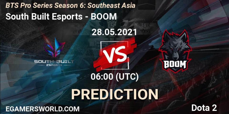 South Built Esports - BOOM: Maç tahminleri. 28.05.2021 at 06:06, Dota 2, BTS Pro Series Season 6: Southeast Asia