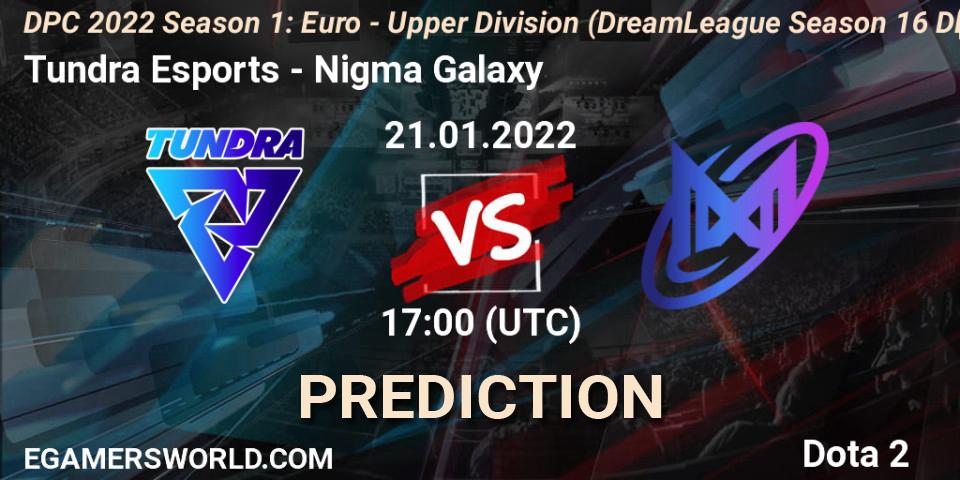 Tundra Esports - Nigma Galaxy: Maç tahminleri. 21.01.2022 at 17:38, Dota 2, DPC 2022 Season 1: Euro - Upper Division (DreamLeague Season 16 DPC WEU)