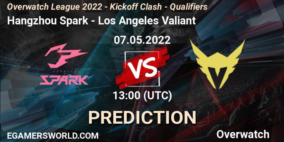 Hangzhou Spark - Los Angeles Valiant: Maç tahminleri. 22.05.22, Overwatch, Overwatch League 2022 - Kickoff Clash - Qualifiers