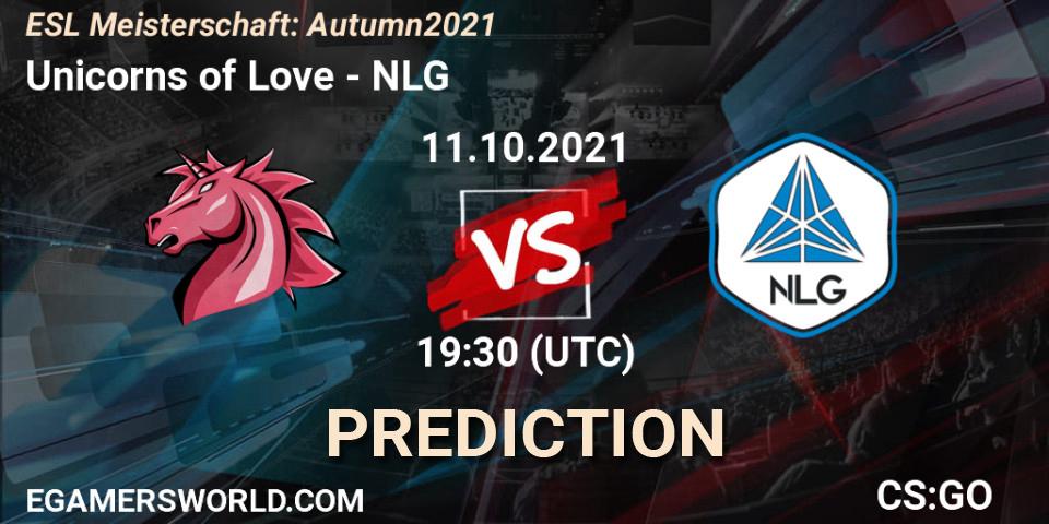 Unicorns of Love - NLG: Maç tahminleri. 11.10.2021 at 19:30, Counter-Strike (CS2), ESL Meisterschaft: Autumn 2021